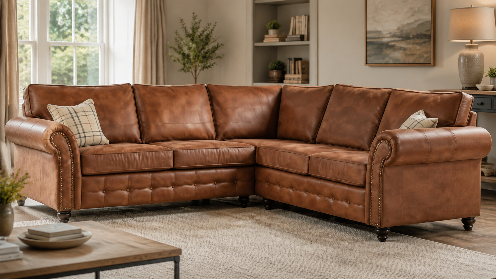 Leather sofas